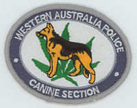 FOREIGN,AUSTRALIA,WESTERN AUSTRALIA POLICE K-9 3